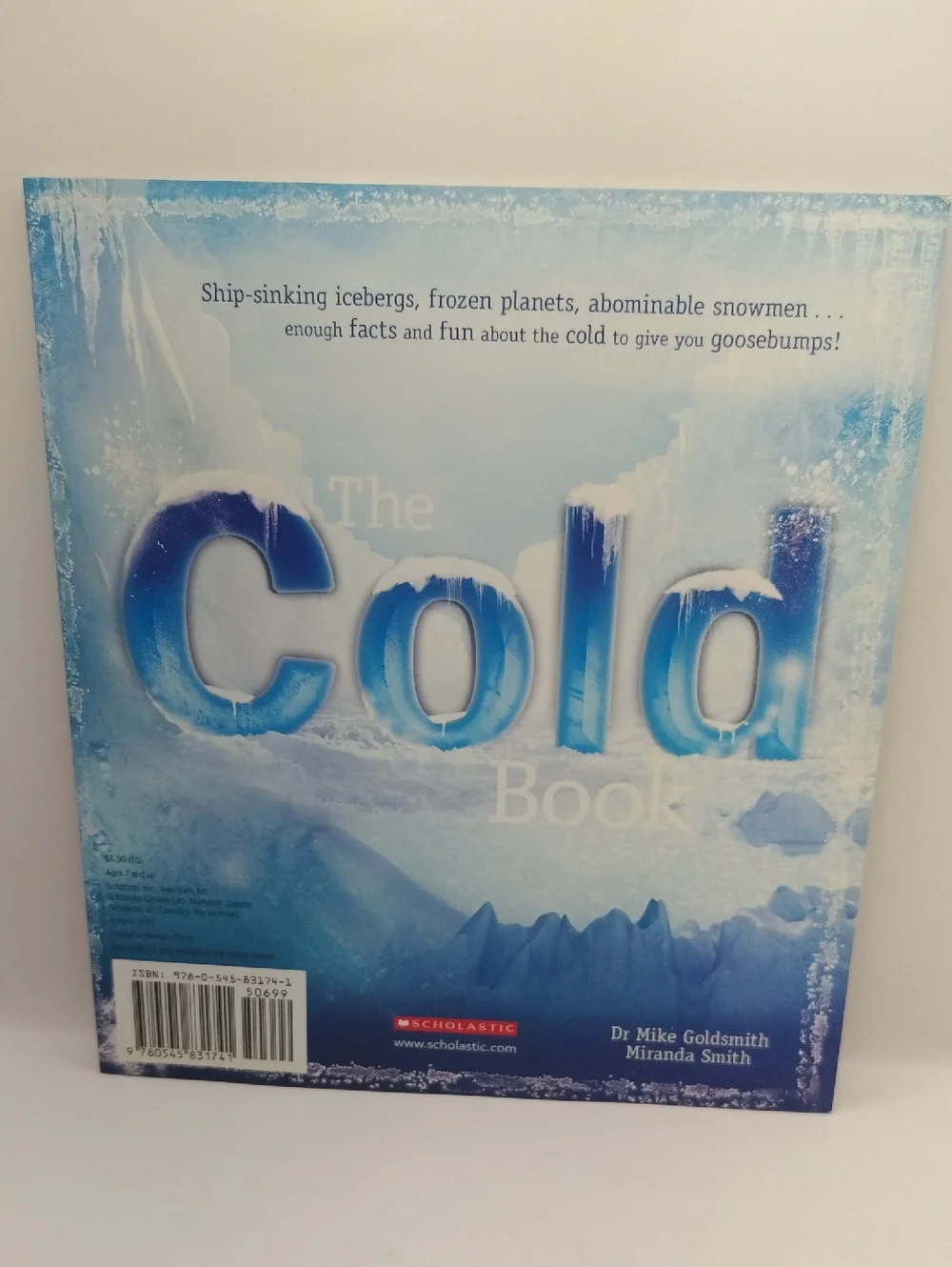 The Hot Book / The Cold Book Scholastic 2015, Ages 7+ STEM, 2 Books In 1